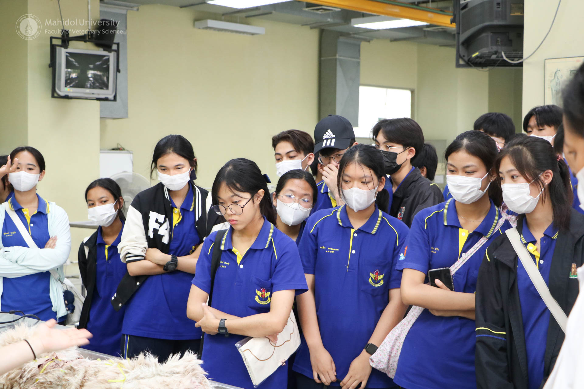 โรงเรียนศรัทธาสมุทร จ.สมุทรสงคราม เยี่ยมชมคณะสัตวแพทยศาสตร์
