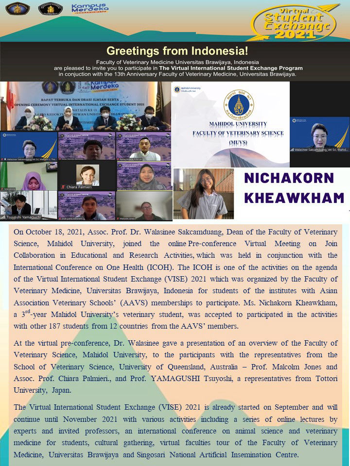 MUVS joining VISE program by Universitas Brawijaya 